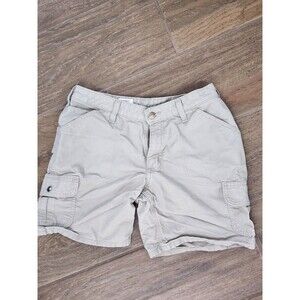 Carhartt Carpenter Shorts Womens Size 6 tan Khaki Utility Workwear Gorpcore